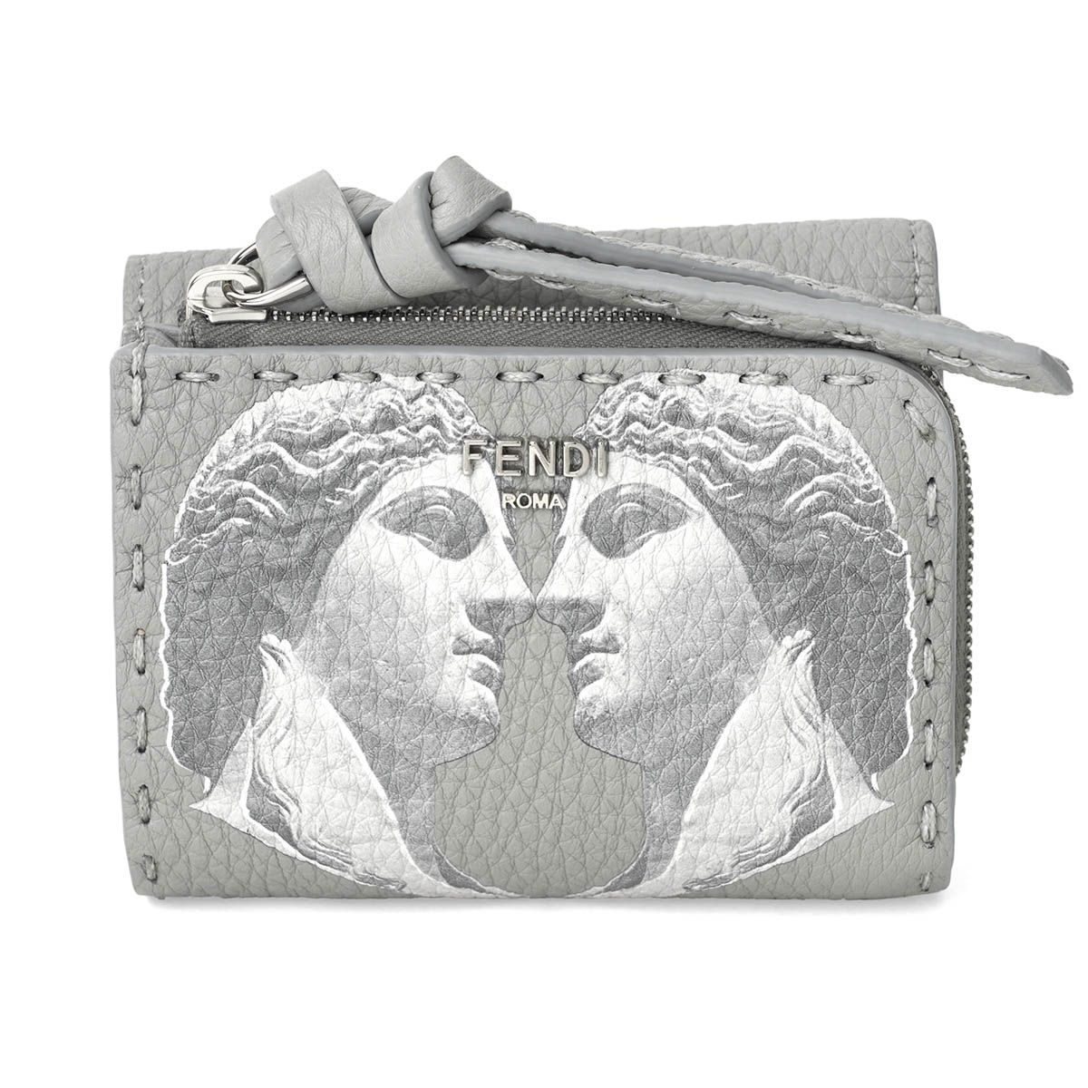 新品 フェンディ FENDI 3つ折り財布 ビーカブー グレー - メルカリ