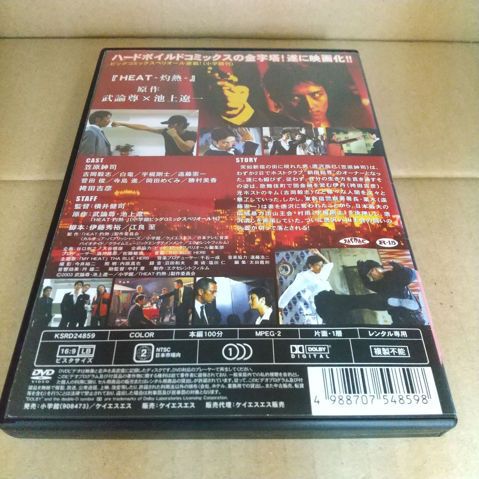 ヒート HEAT ー灼熱ー Part.Ⅰ レンタル専用 中古 DVD ケース付き