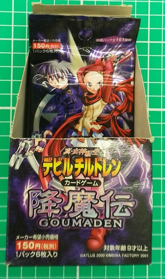 未開封 新女神転生 デビルチルドレン カードゲーム 降魔伝 12パック