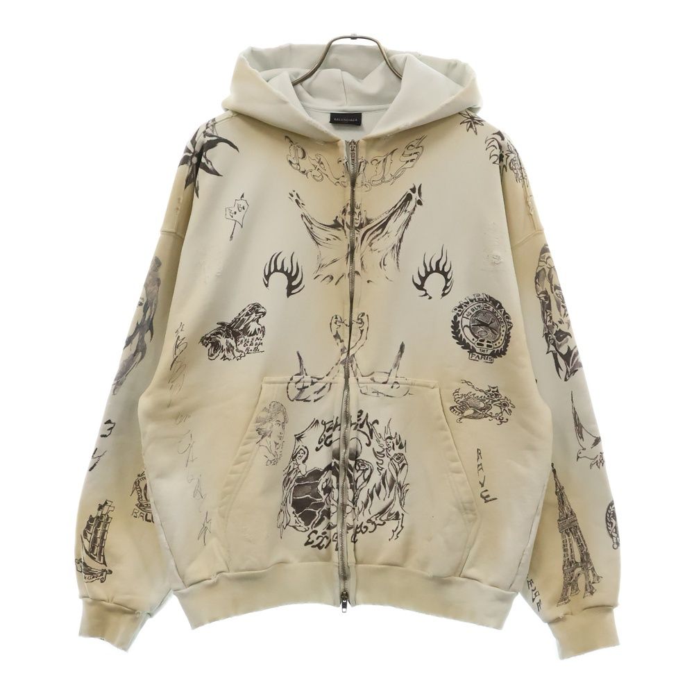 BALENCIAGA バレンシアガ P.E. 18フルジップフーディ