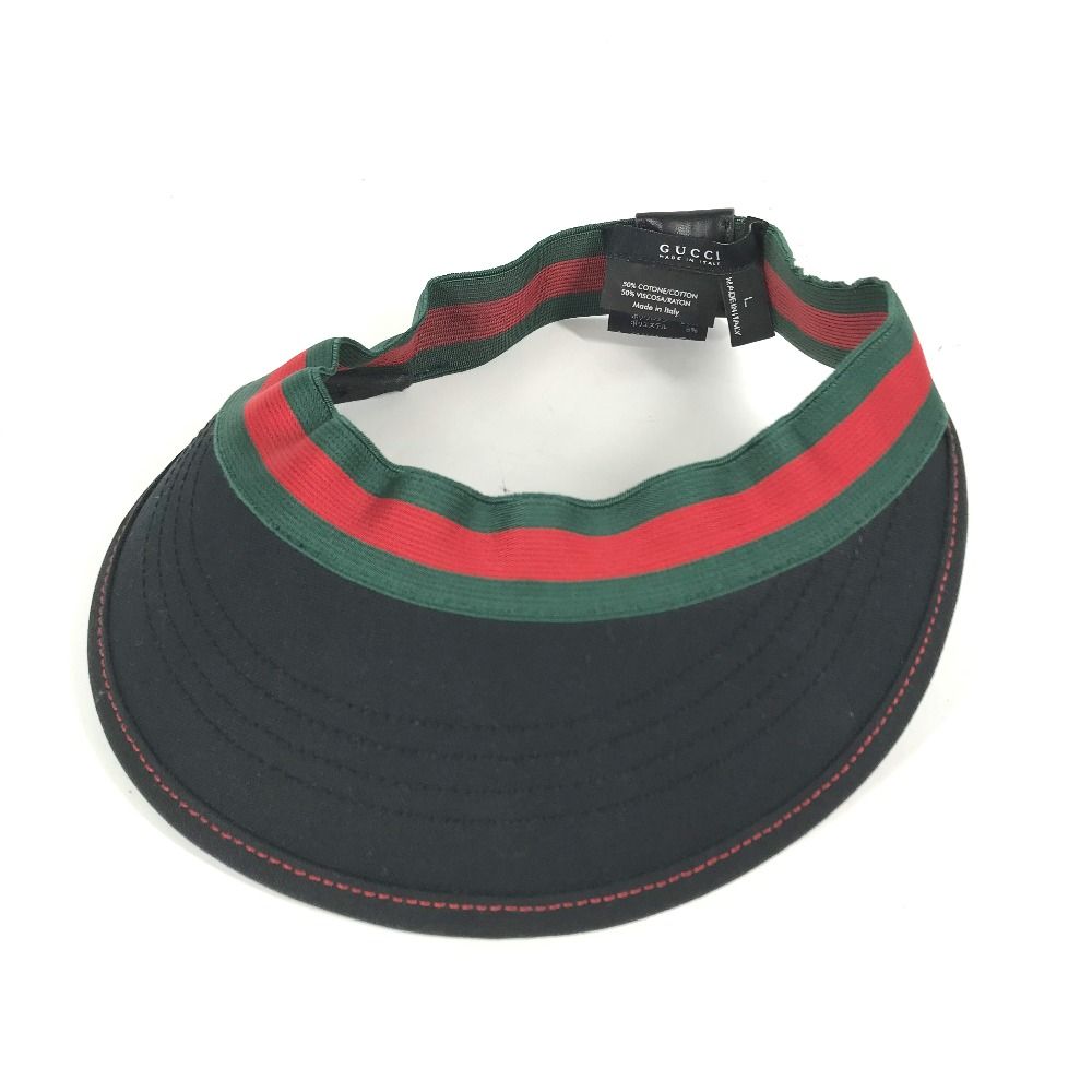 GUCCI グッチ サンバイザー シェリーライン 125561 コットン