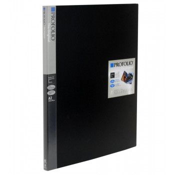 ナカバヤシ プロフォリオ A2判 24P ブラック IA-12-A2N