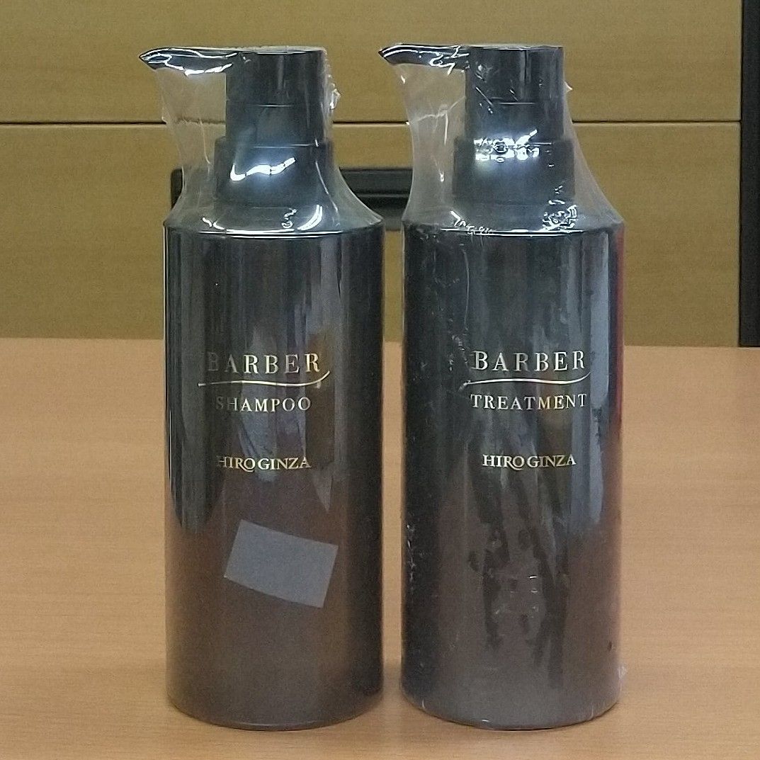 ヒロ銀座バーバーシャンプーＮトリートメントセット ヘアサロン専売品各400ml