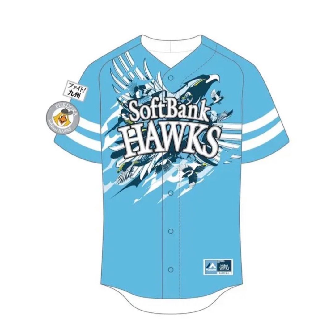 マジェスティック製 ソフトバンク ビジターハイクオリティユニフォーム