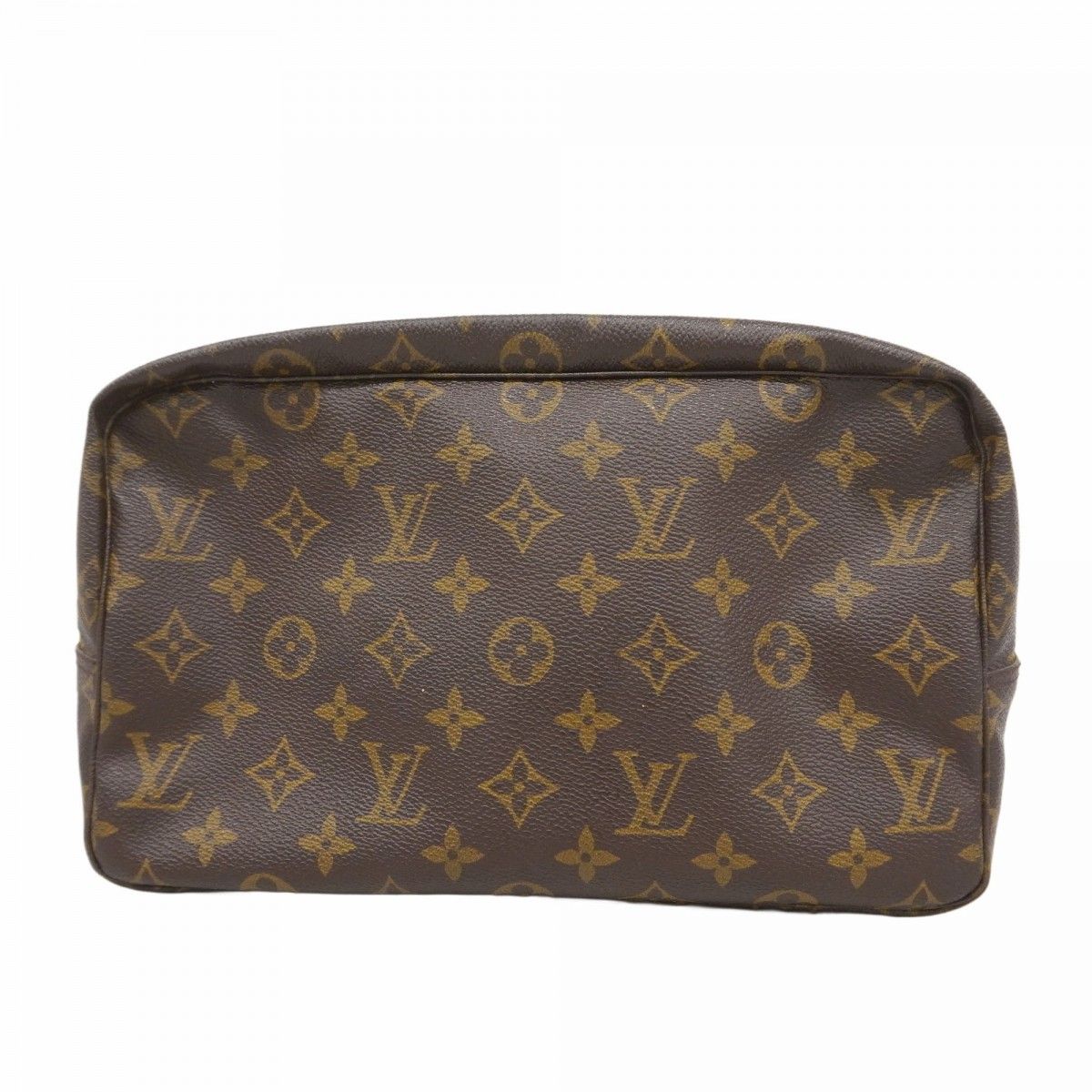 5mb1558-h ルイヴィトン ポーチ モノグラム トゥルーストワレット28 M47522 ブラウン レディース