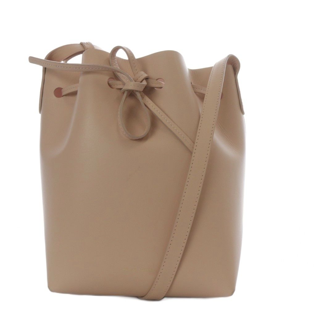 【Mansur Gavriel】ショルダーバッグ Mansur Gavriel - Navy Blue Pebbled Leather Crossbody Bag