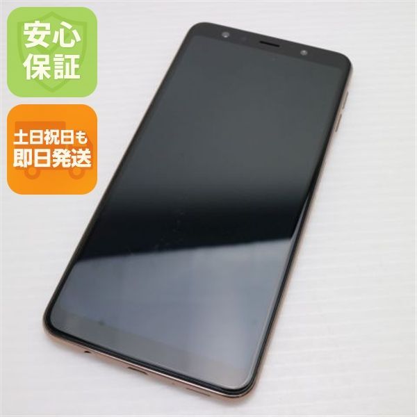 美品 SIMフリー Galaxy A7 ゴールド スマホ 本体 白ロム 土日祝