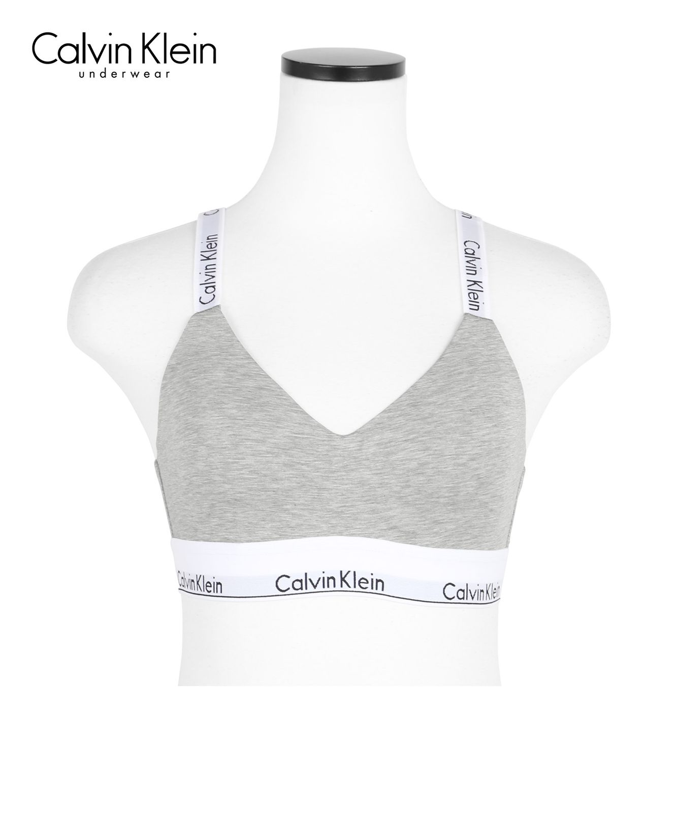 並行輸入 カルバンクライン Calvin Klein 下着MODERN COTTON LIGHTLY レディース ブラレット 513918 メール便 グレー