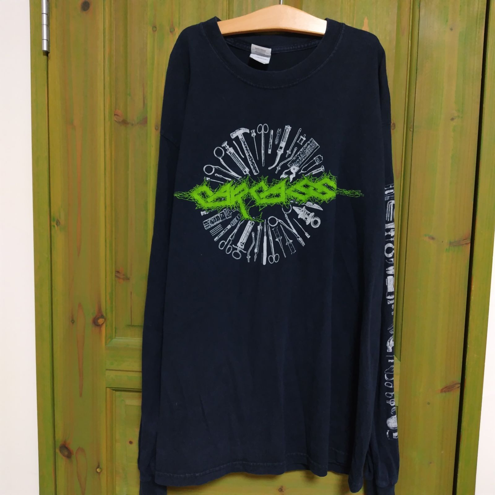 CARCASS カーカス 2008年コピーライト入り ロンT 長袖Tシャツ ツアーT