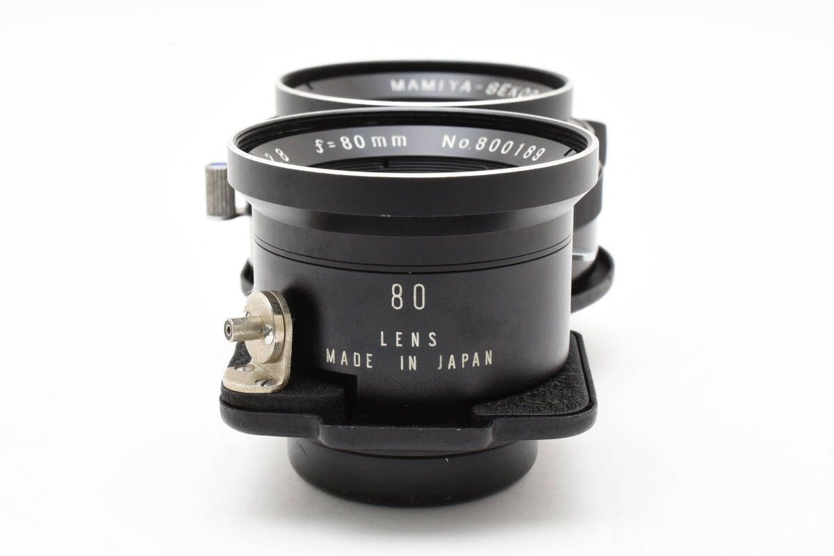 ☆希少品☆マミヤ MAMIYA SEKOR 80mm F2.8 ブルードット☆ Y1884 #2119