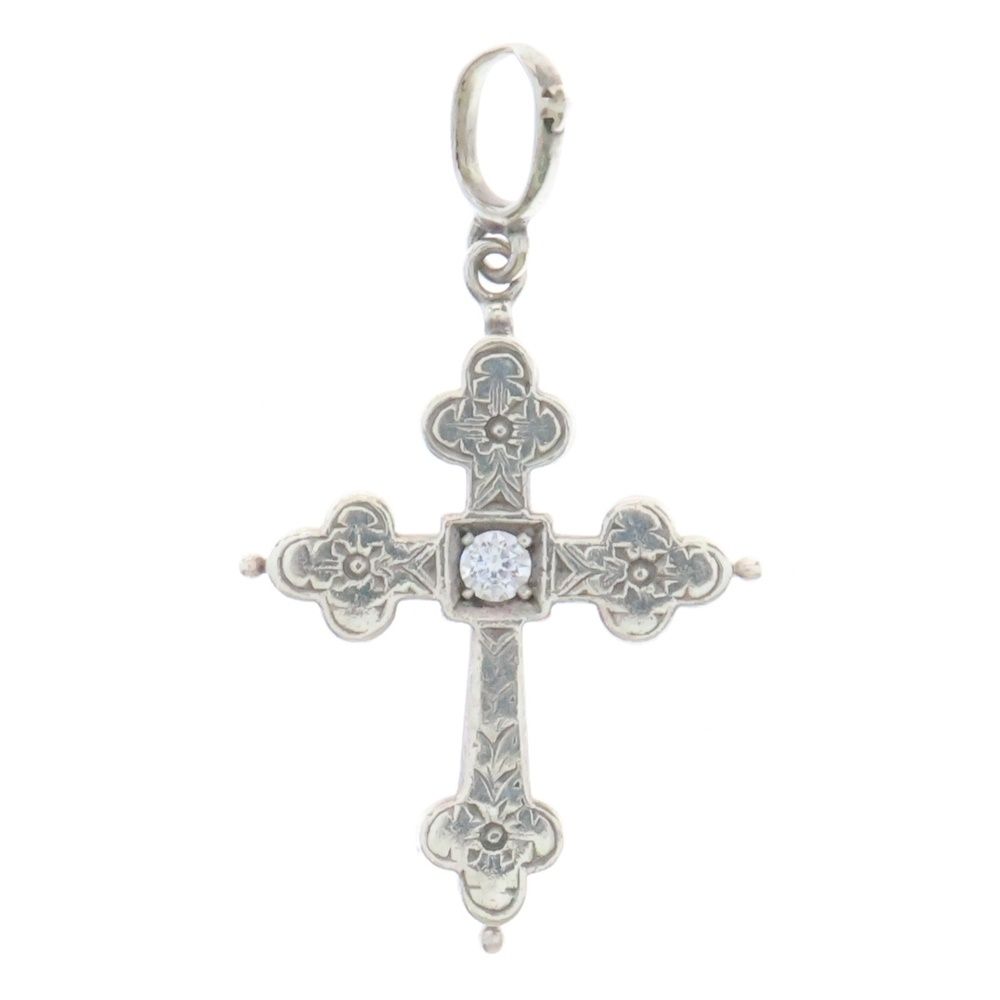 【セール】 Loree Rodkin (ローリーロドキン) クロス ネックレストップ アクセサリー