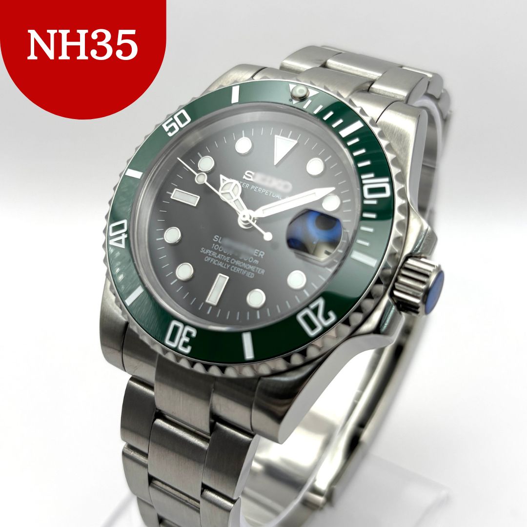 自動巻き/カスタム/MOD/オマージュ 新品】サブマリーナ オマージュ MOD