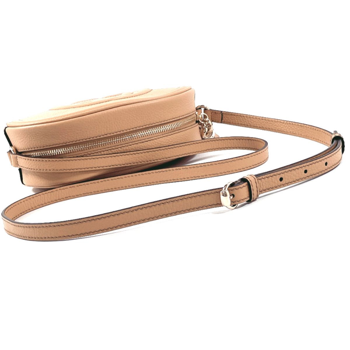 グッチ ショルダーバッグ ソーホー 747779 ベージュ - メルカリ