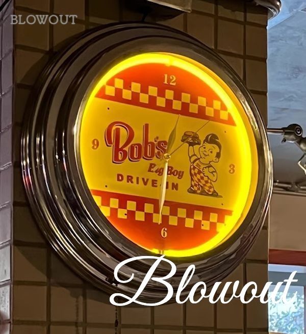 時計 ビッグボーイ BIG BOY ネオン ビンテージ HOT ROD 看板 インテリア バイク 車 家具 アメリカン雑貨 BAR カフェ 店舗 ガレージ 酒 ハーレー 昭和レトロ 当時 コカコーラ