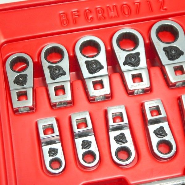 snap-on クローフットラチェット ブルーポイント Blue-Point 3&frasl;8 クローフットラチェットレンチセット BFCRM0712 ラチェットヘッド ロッキングエクステンション スナップオン  Snap-on ブルーポイント ≡DT4679