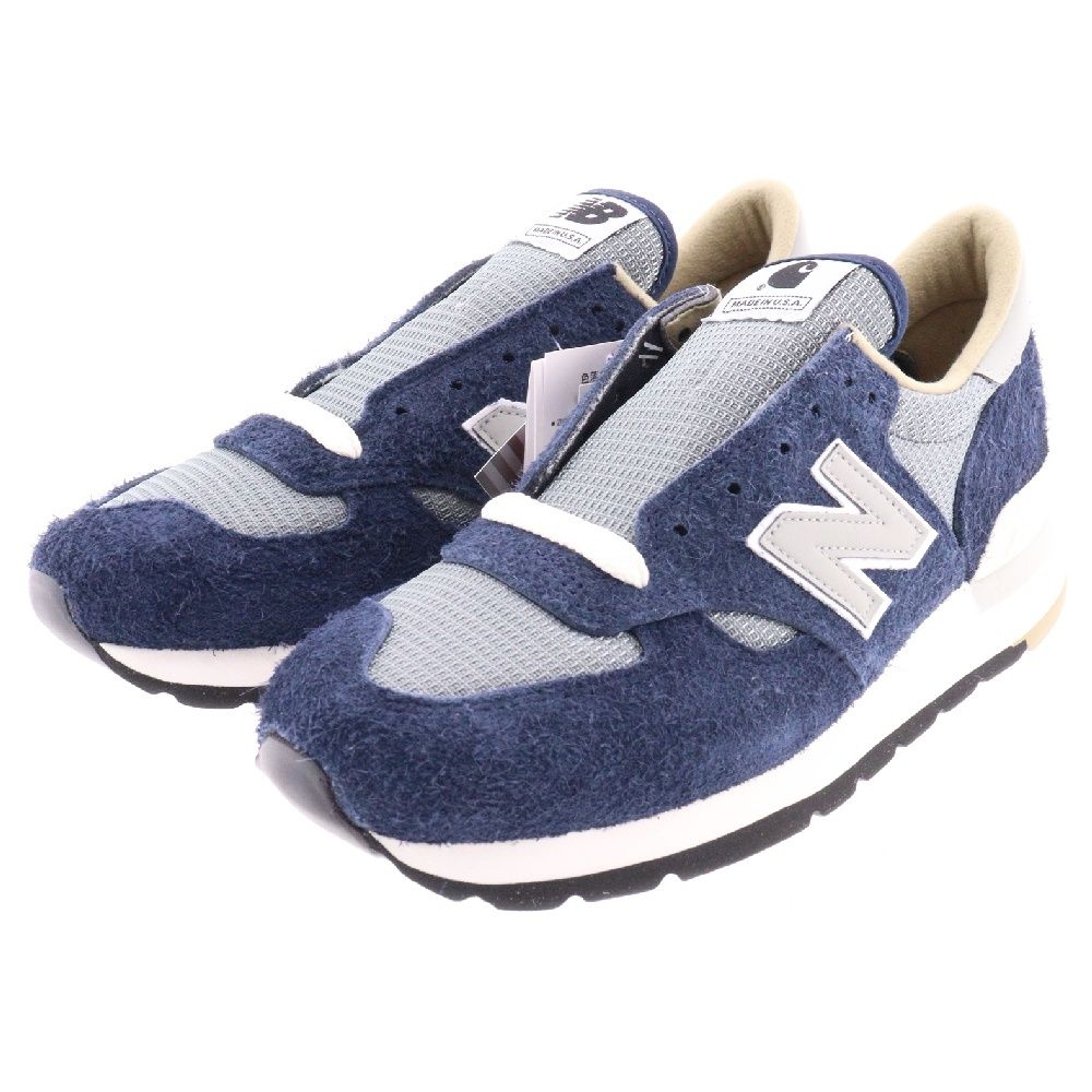 Carhartt WIP (カーハート ダブリューアイピー) ×NEW BALANCE M990CH1 ニューバランス ローカットスニーカー ネイビー/グレー US8.5/26.5cm