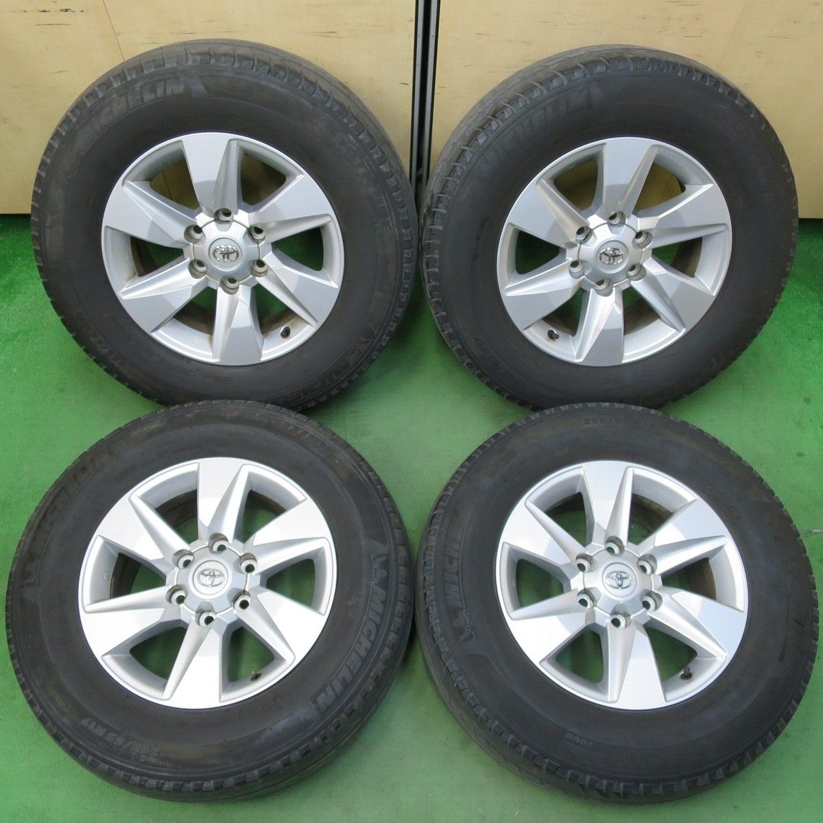 4本価格 21年 トヨタ 150系 ランクル プラド 純正 265|65R17 ミシュラン LATITUDE TOUR 17インチ PCD139.7|6H 5032103イノ