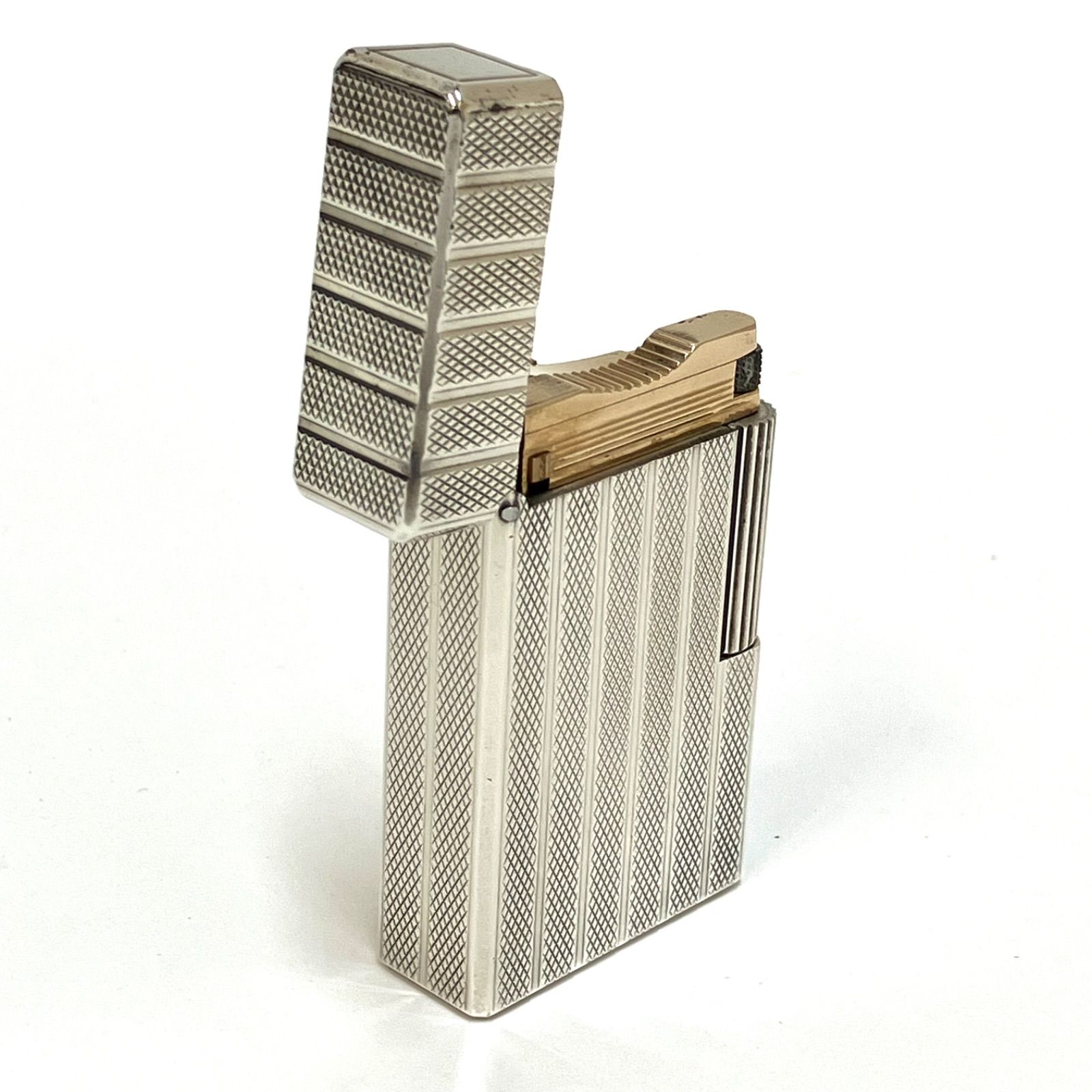 S.T.Dupont＊エステーデュポン ガスライター シルバー フランス製 