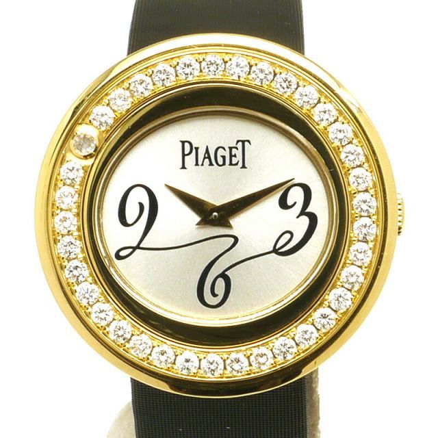 ピアジェ PIAGET ポセション ダイヤベゼル P10503 腕時計 K18 イエロー ...