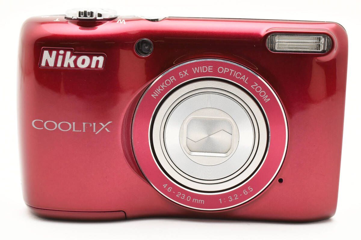 ☆極上品☆ニコン Nikon COOLPIX L26 レッド☆コンパクトデジタル