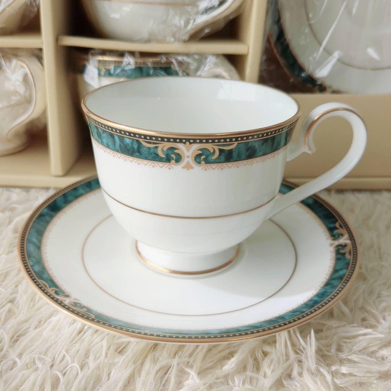 ノリタケ ボーンチャイナ カップ&ソーサー 6客セット