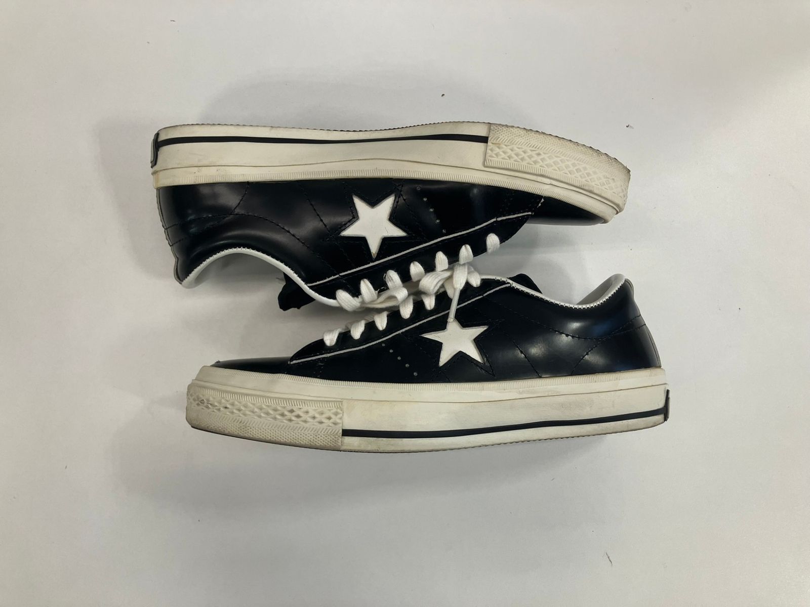 CONVERSE ONE STAR（A）OX 1C1255 スニーカー コンバース CONVERSE ONE STAR（A）OX BLACK/WHITE ワンスター