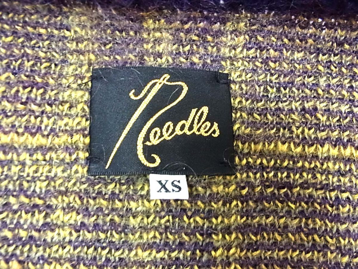 定価29,700円 20AW◇Needles ニードルズ モヘヤカーディガン チェック