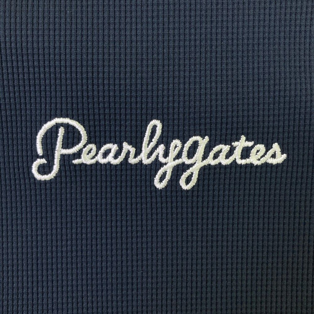 サイズ：0 PEARLY GATES パーリーゲイツ ノースリーブシャツ ネイビー