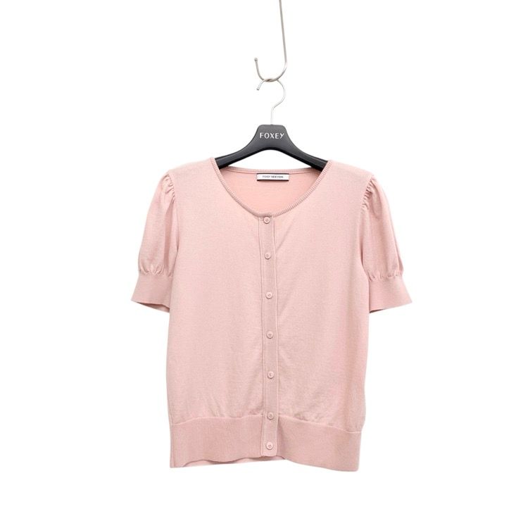 FOXEY NEW YORK フォクシー レキシントン カーディガン サクラピンク 38 41259-NSKOF