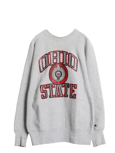 90s championチャンピオンvintageカレッジスウェット刺繍タグ