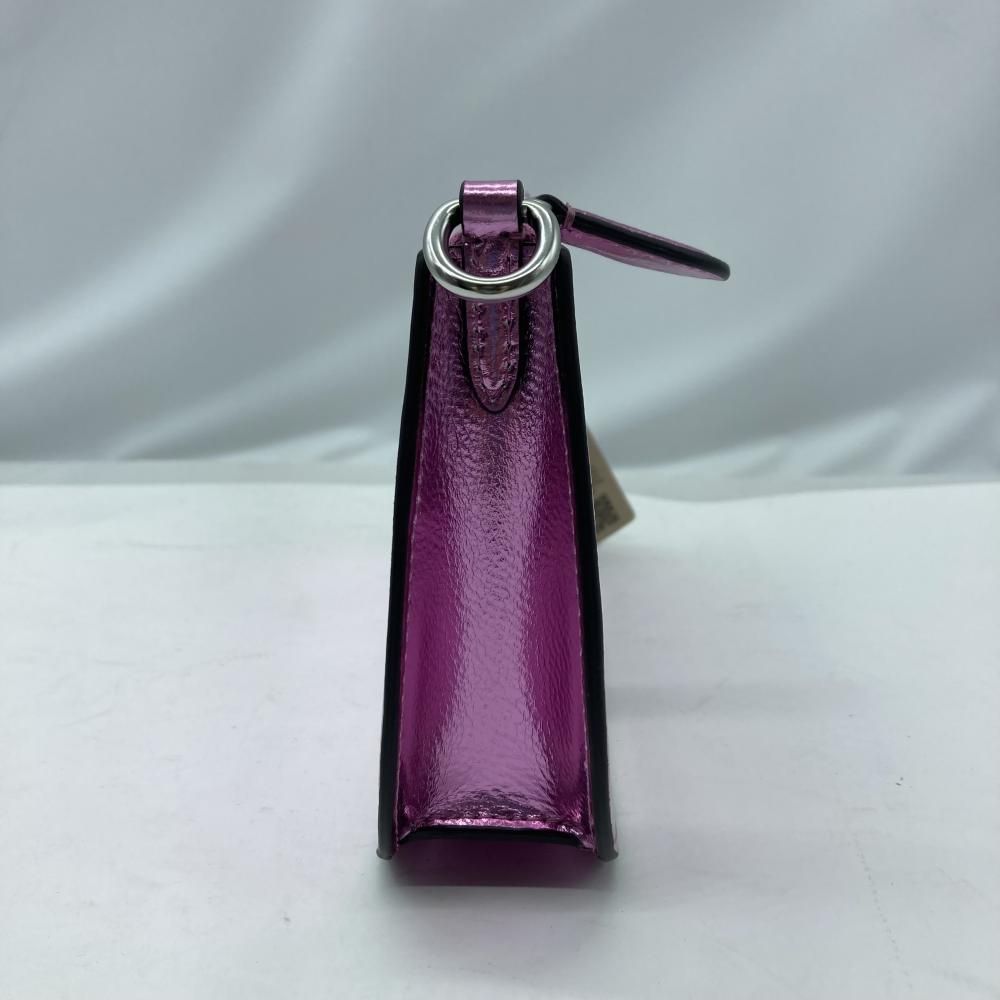 中古】Coachtopia スモール ウェイビー ショルダーバッグ メタリック 