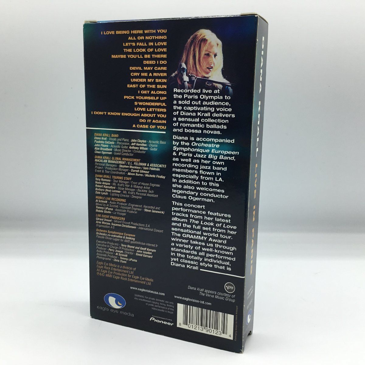 ☆ DIANA KRALL ダイアナ・クラール/LIVE IN PARIS (VHS