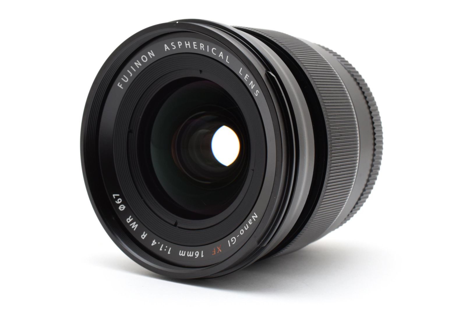 上 フジフイルム XF 16 mm F 1 4 R WR 元箱 レンズフード付き