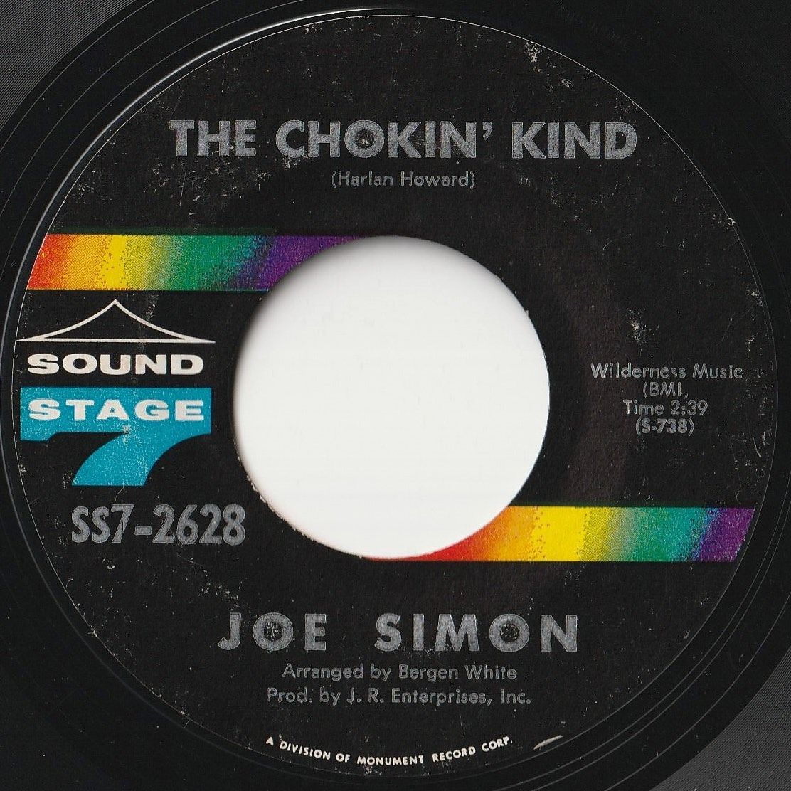 Joe Simon The Chokin' Kind / Come On And Get It Sound Stage 7 US SS7 ...