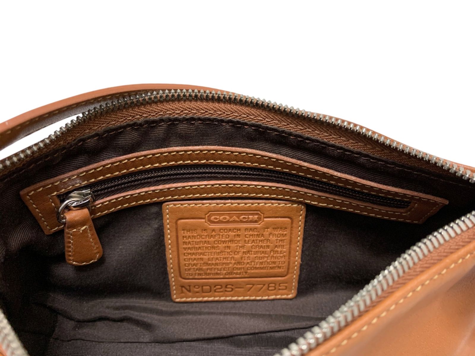 COACH アクセサリーポーチ バッグ ワンショルダー　ブラウン COACH (コーチ) アクセサリー ポーチ ワンショルダー ブラウン