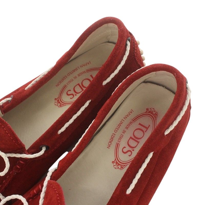 美品⭐︎TOD'S レッド ・ドライビクシューズ トッズ TOD'S JAPAN LIMITED EDITION ドライビングシューズ