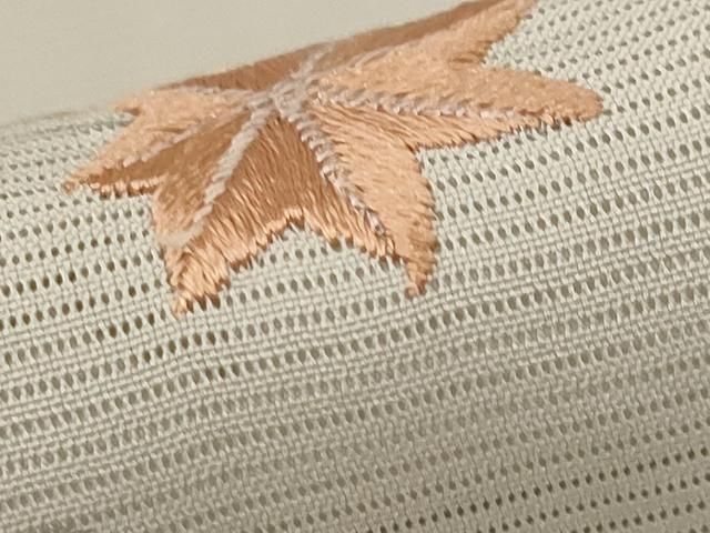 平和屋着物＊夏物 訪問着 絽 刺繍 枝梅文 暈し染め 正絹 逸品  