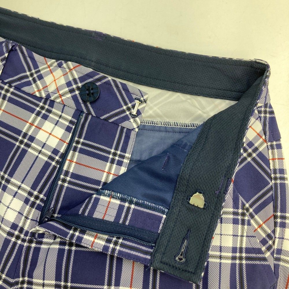 サイズ：M ADMIRAL アドミラル ロングパンツ チェック柄 ネイビー系