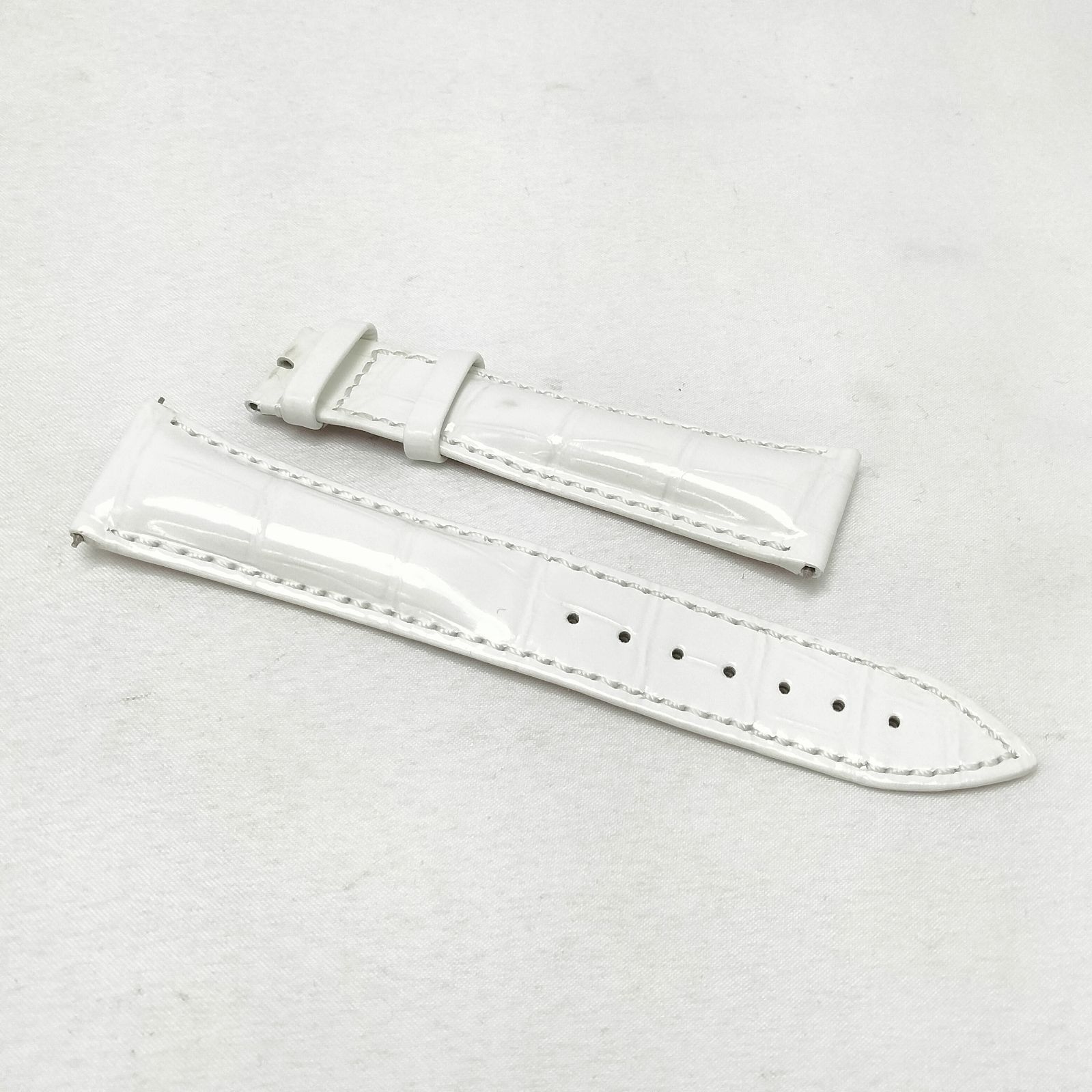 フランク・ミュラー レザーベルト ホワイト 16mm ✨️FRANCK MULLER✨️フランクミュラー 時計ベルト 白 ホワイト