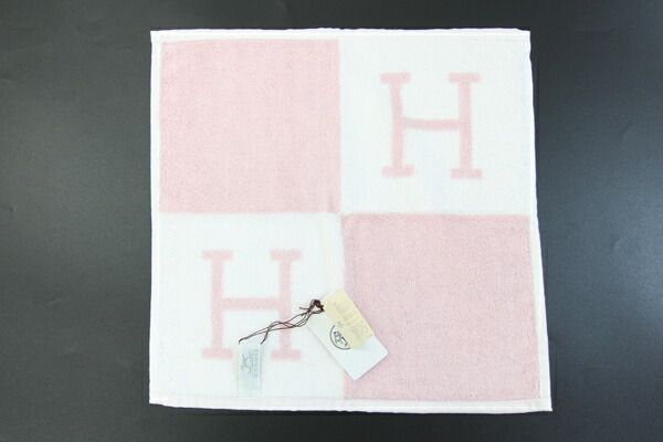エルメス ハンドタオル カレ アヴァロン ピンク