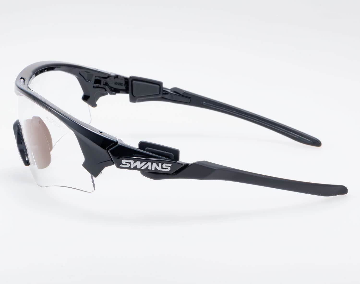 SWANS(スワンズ) スポーツサングラス FACEONE フェイスワン FO-0166 BK 日本製 調光レンズ ブラック 調光クリアto SWANS (スワンズ) 日本製 スポーツサングラス FACEONE フェイスワン