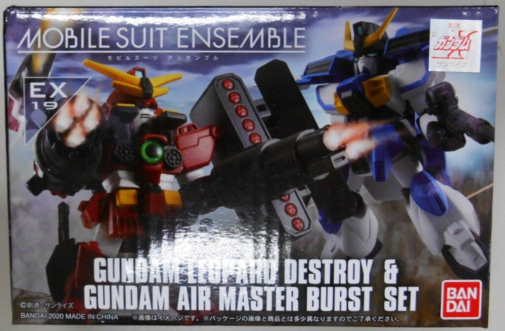 バンダイ MOBILE SUIT ENSEMBLE ガンダムレオパルドD デストロイ -ガンダムエアマスターバースト セット EX19