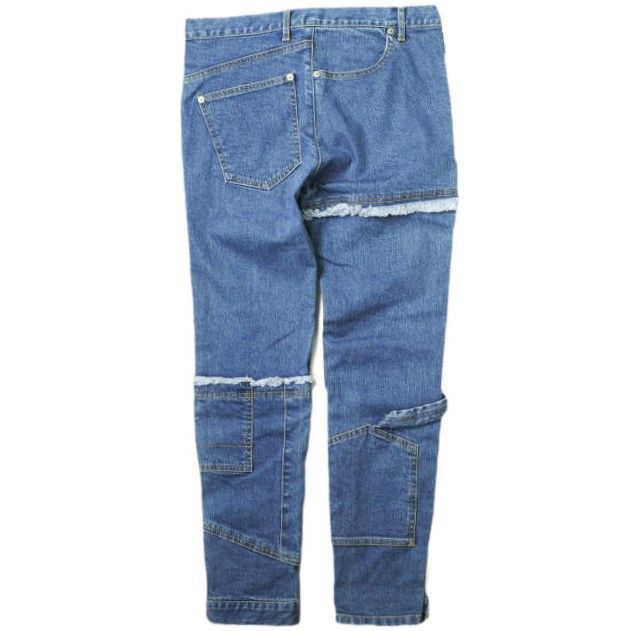 WhoWhat フーワット 日本製 PUZZLE DENIM パズルデニムパンツ M