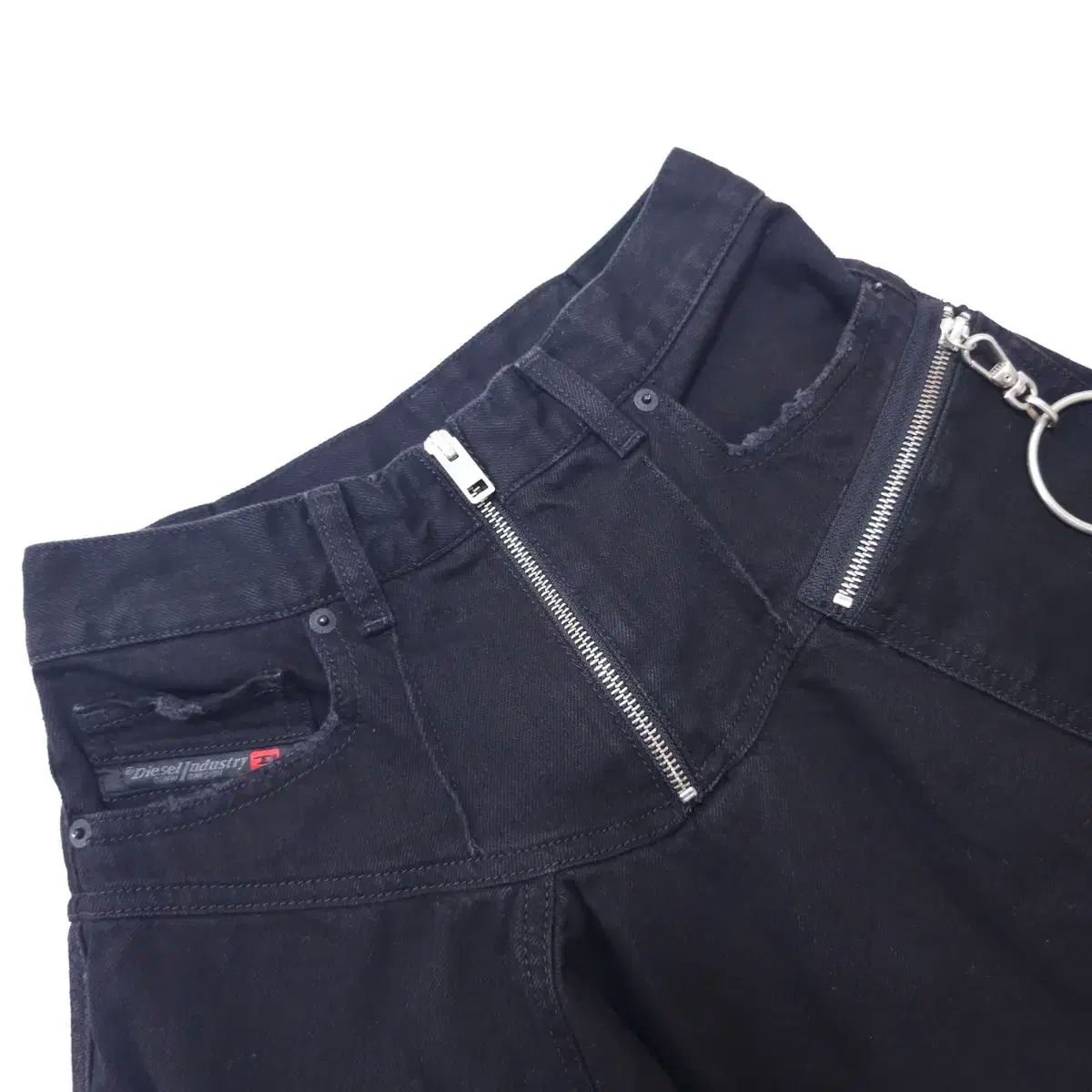 27 DIESEL ディーゼル ブラックデニム ドフリン スカート