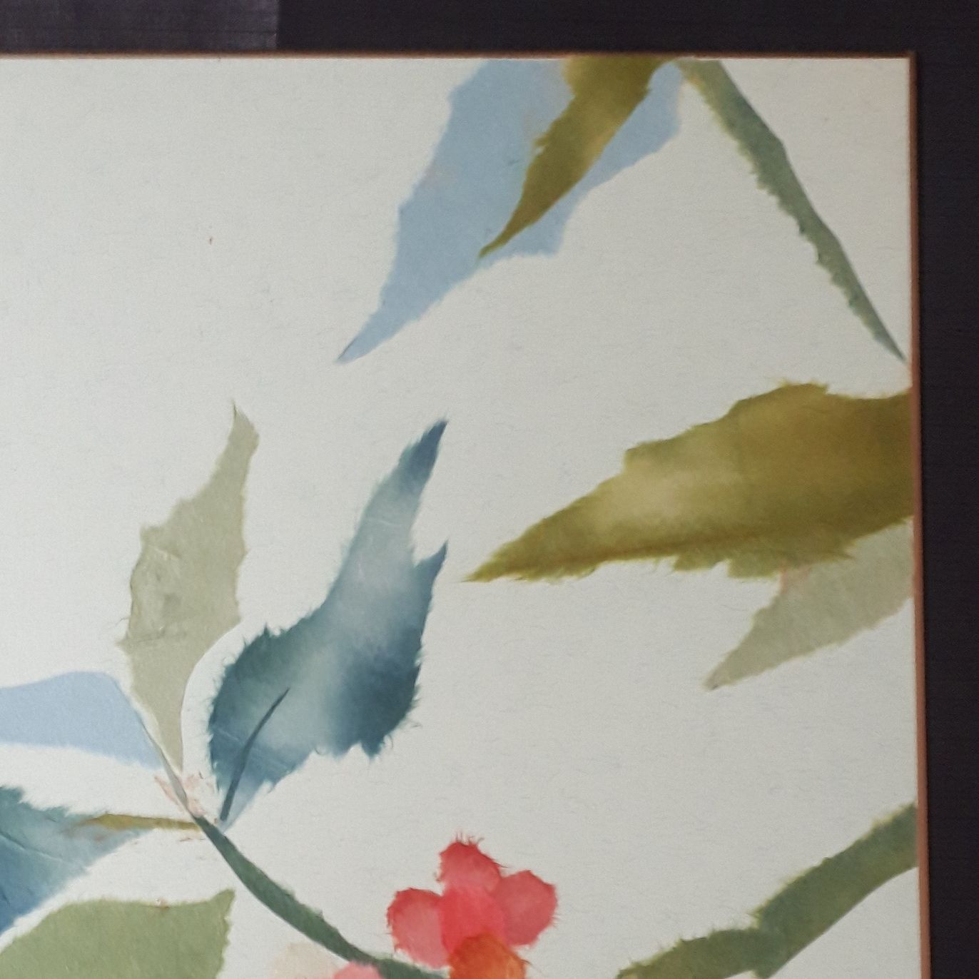 色紙アート ちぎり絵 花 花図 フラワー 美術品 貼り絵