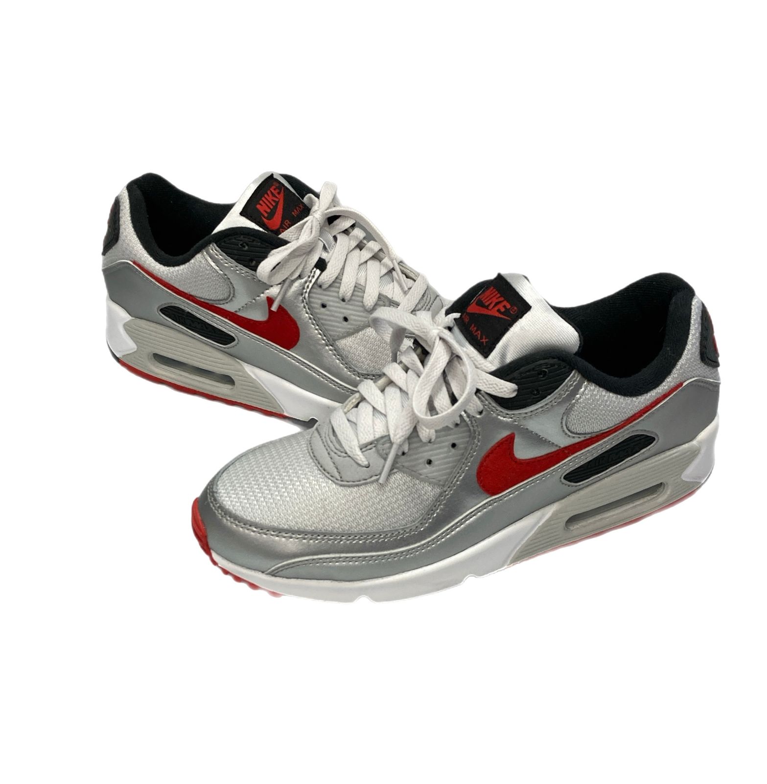 ナイキ NIKE Air Max 90 Photon Dust/University Red エアマックス90