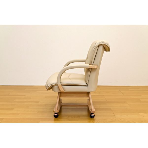 ARIES　キャスター付きダイニングチェア　ナチュラル 新品 送料無料 ARIES キャスター付きダイニングチェア ナチュラル