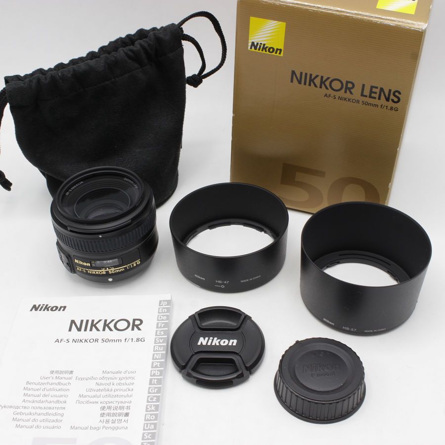 美品】Nikon AF-S NIKKOR 50mm f/1.8G 単焦点レンズ フルサイズ対応