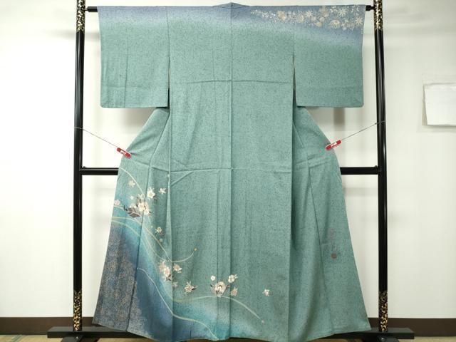 楽天市場】【中古】 訪問着 蝋彩染作家 中嶋博司 落款入 袷