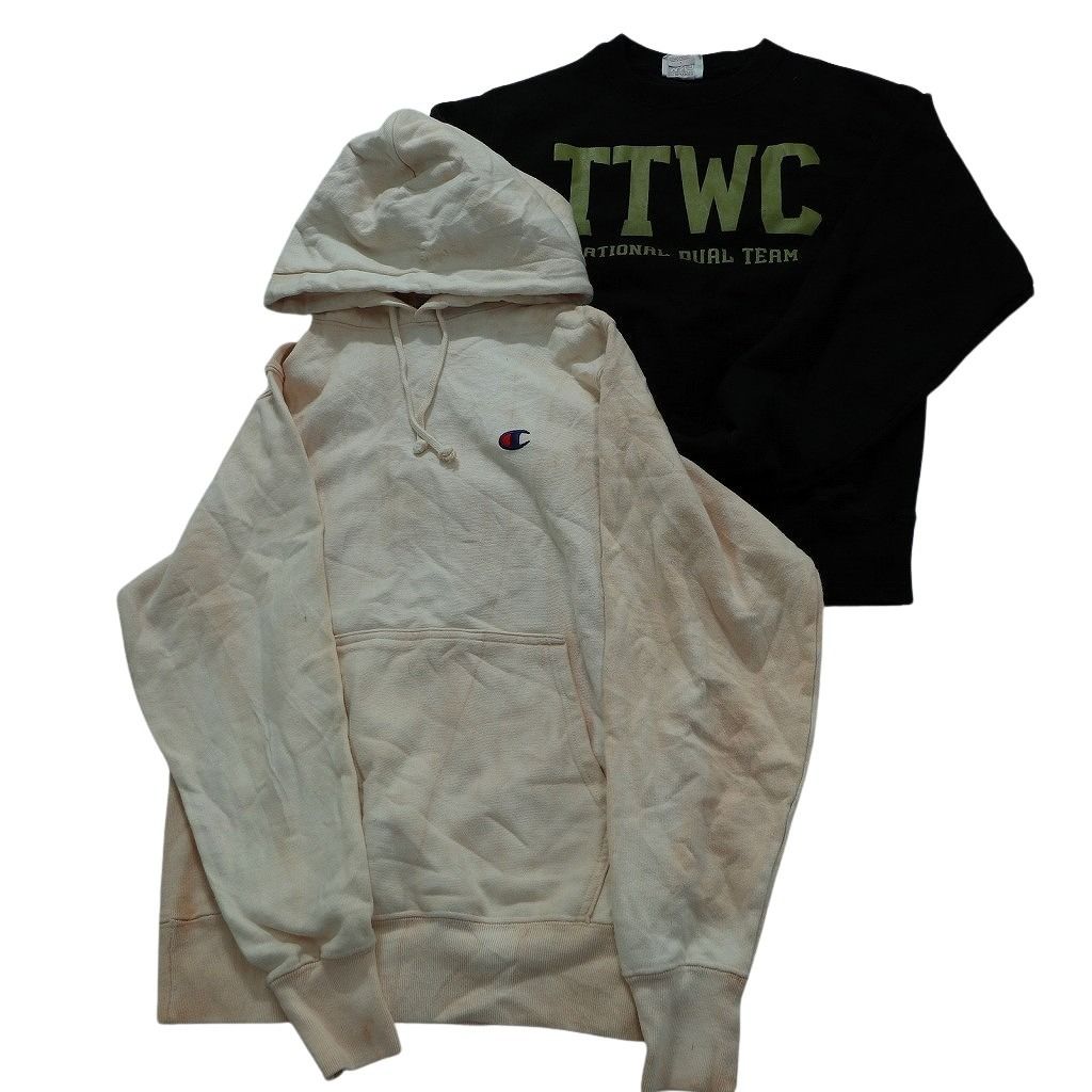 古着卸 まとめ売り チャンピオン Champion リバースウィーブ スウェット 8枚セット メンズ Ｓ ハーフネック 古着 NC1034